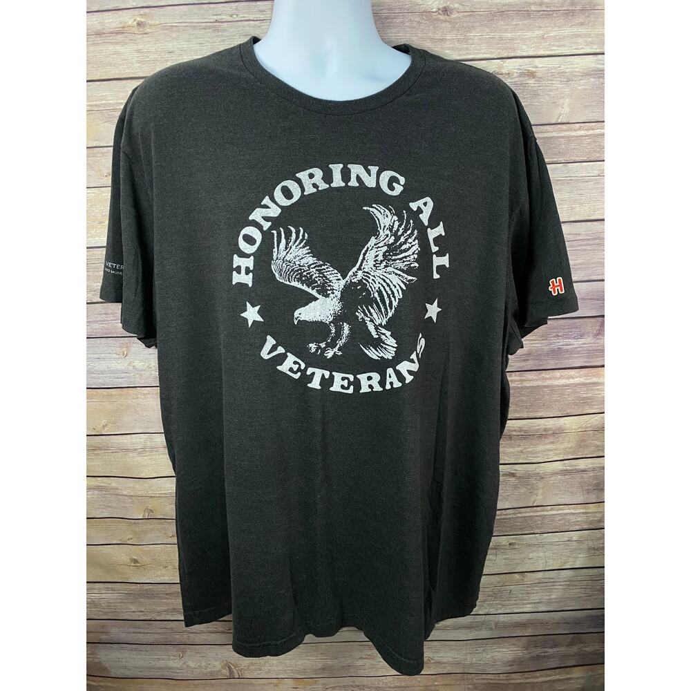 Homage Shirt 3XL Honoring All Veterans T-Shirt Short Sleeve Tee Mens